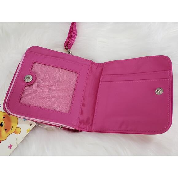 NEW VINTAGE WINNIE THE POOH Wallet Coin Purse Embroidered 90s y2k - Picture 5 of 6